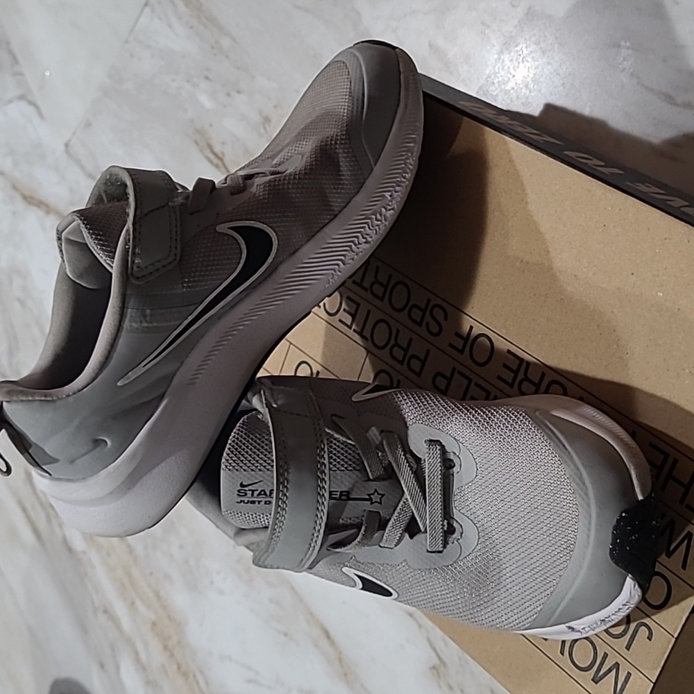 Little Kids (2Y) Nike Star Runner 3 Grey Shoe's